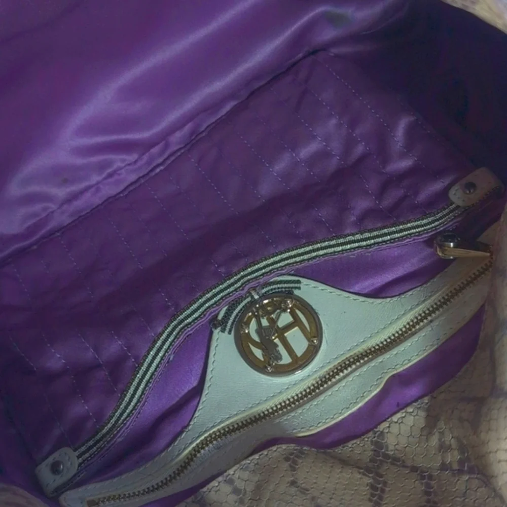 Henri Bendel Snake Skin Hobo Bag